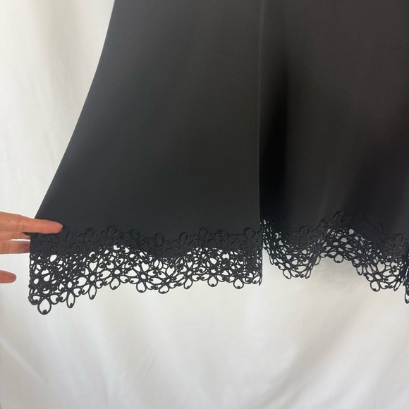 Shani Lace-Trim Crepe Fit & Flare Dress size:USA 10 - Picture 7 of 17